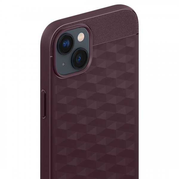 Caseology iPhone 14 Deksel Parallax Mag Burgundy Bean