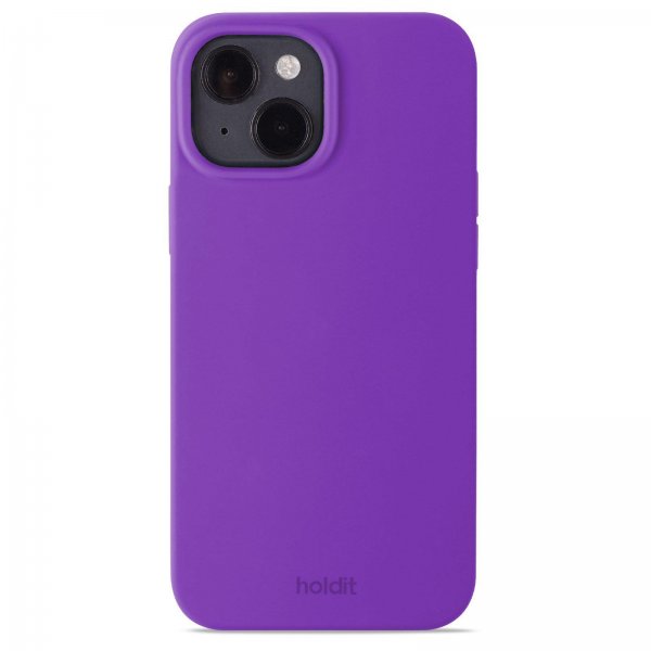 holdit iPhone 14 Deksel Silikon Bright Purple