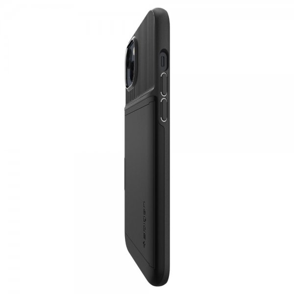 Spigen iPhone 14 Deksel Slim Armor CS Svart
