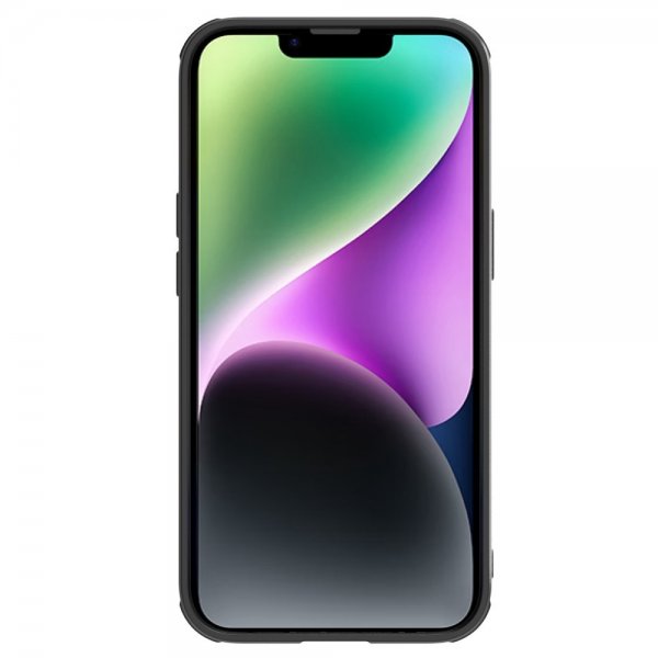 Nillkin iPhone 13/iPhone 14 Deksel Synteettinen Kuitu Svart