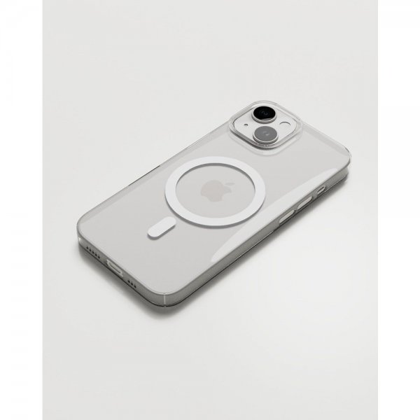 Nudient iPhone 14 Deksel Thin Case MagSafe Transparent