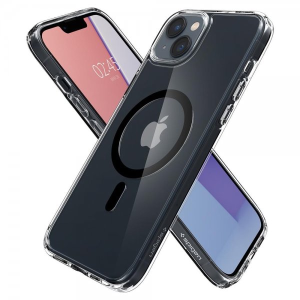 Spigen iPhone 14 Deksel Ultra Hybrid MagFit Svart