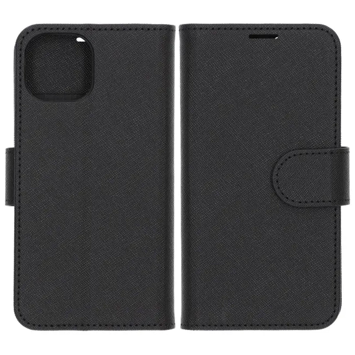 iPhone 15 Etui med stativ Svart