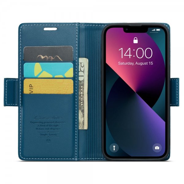 CaseMe iPhone 15 Etui 023 Series Blå