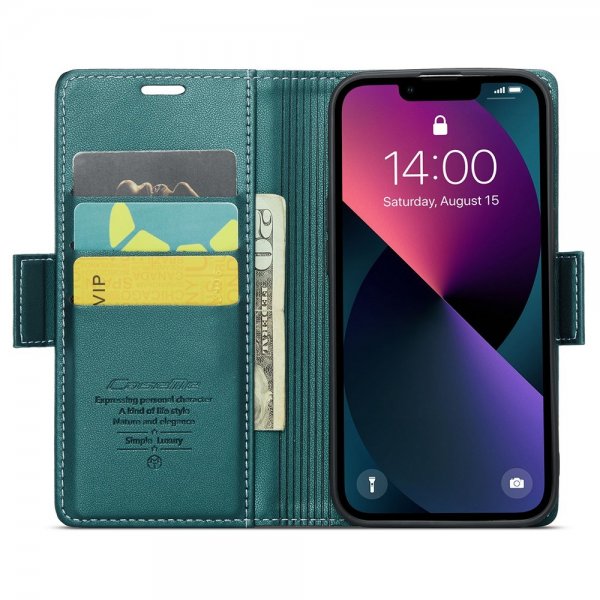 CaseMe iPhone 15 Etui 023 Series Grønn
