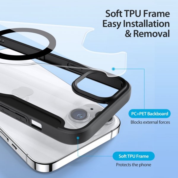 Dux Ducis iPhone 15 Etui Skin X Pro Series MagSafe Svart