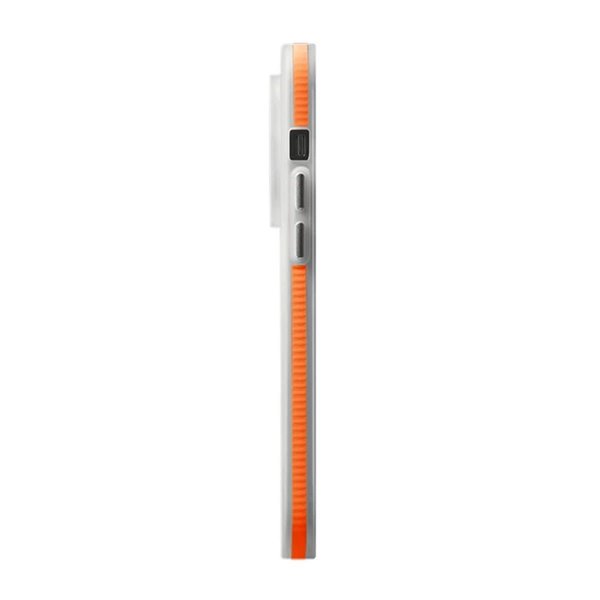 Rvelon iPhone 15 Deksel Korrugerte MagSafe Oransje