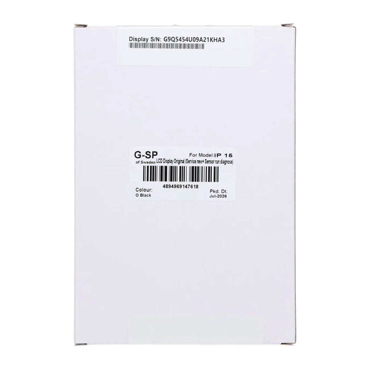 iPhone 15 OLED-skjerm, original – Sensor-diagnostikk