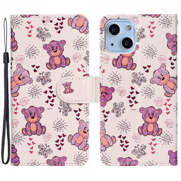 iPhone 15 Plus Etui Motiv Teddybjørn