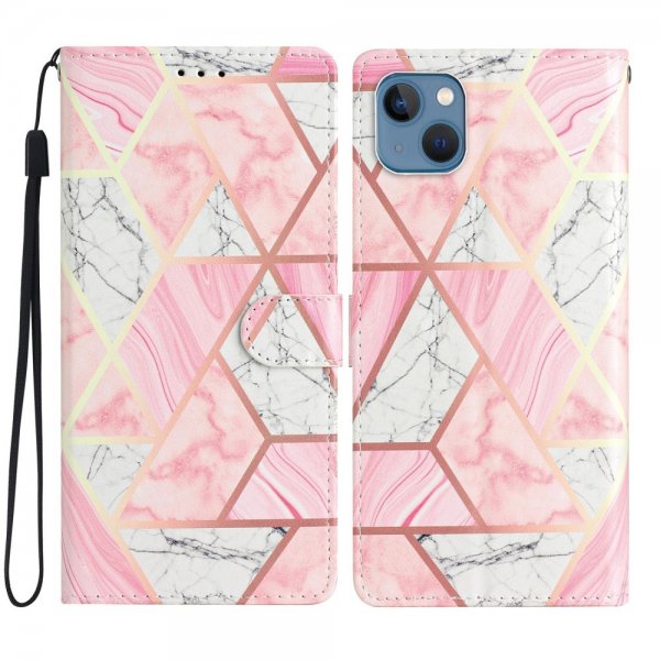 iPhone 15 Plus Etui Motiv Røda Blomster