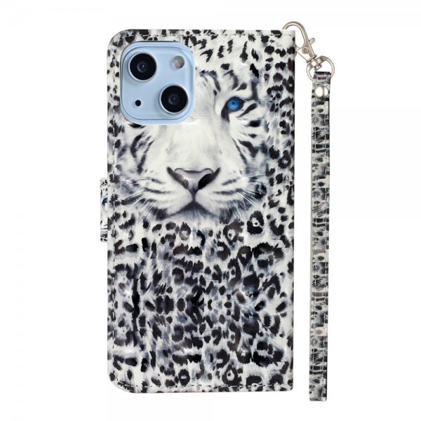iPhone 15 Plus Etui Motiv Hvit Tiger