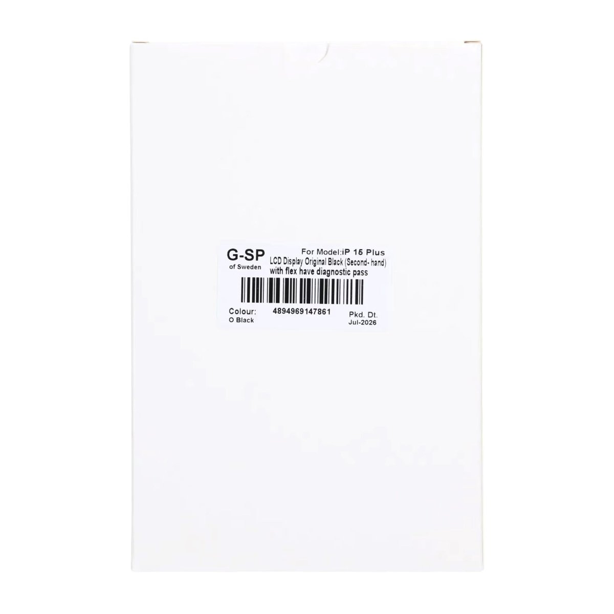 iPhone 15 Plus OLED-skjerm Original brukt – Diagnostikk passert
