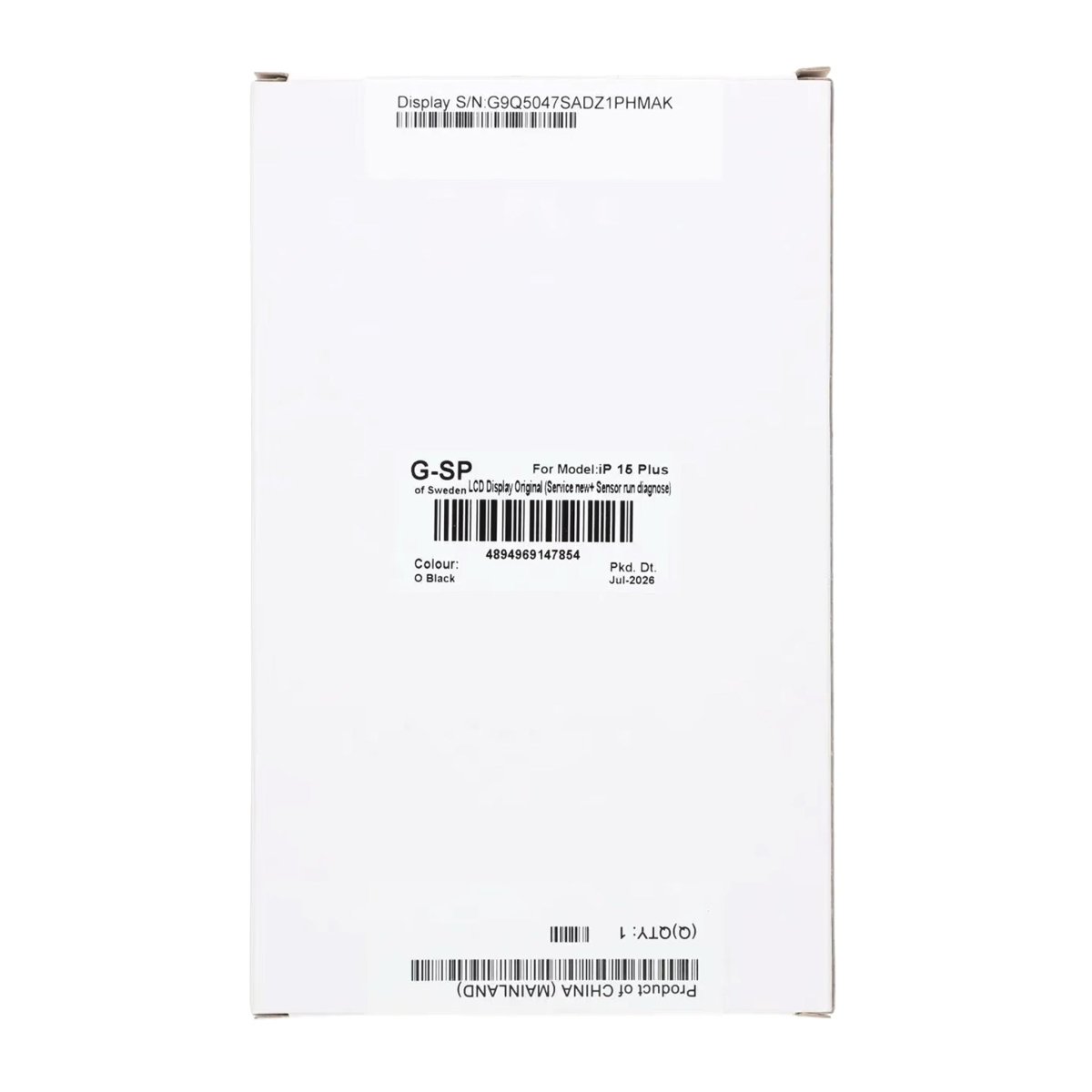 iPhone 15 Plus OLED-skjerm Original – Sensor diagnostikk