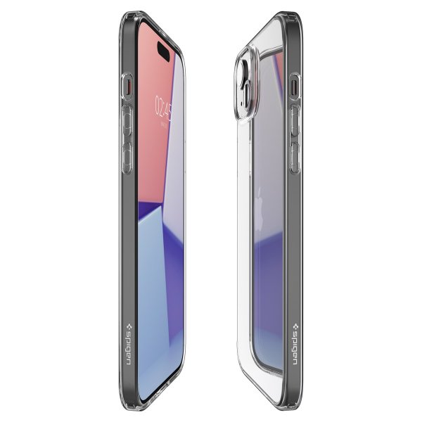 Spigen iPhone 15 Plus Deksel Air Skin Hybrid Crystal Clear