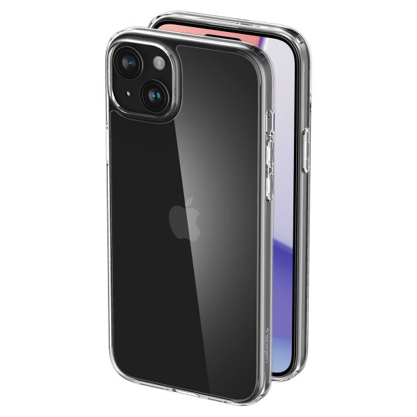Spigen iPhone 15 Plus Deksel Air Skin Hybrid Crystal Clear