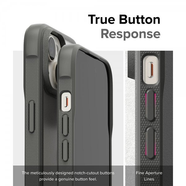 Ringke iPhone 15 Plus Deksel Fusion Bold Matte Gray