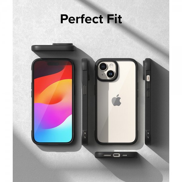Ringke iPhone 15 Plus Deksel Fusion Bold Svart