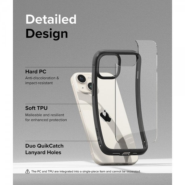 Ringke iPhone 15 Plus Deksel Fusion Bold Svart
