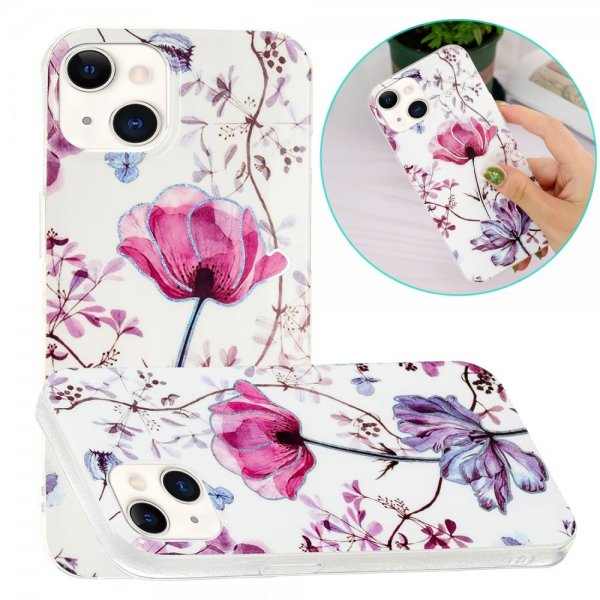 iPhone 15 Plus Deksel Motiv Lotus