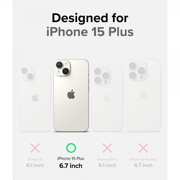 Ringke iPhone 15 Plus Deksel Onyx Dark Green