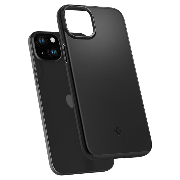 Spigen iPhone 15 Plus Deksel Thin Fit Svart