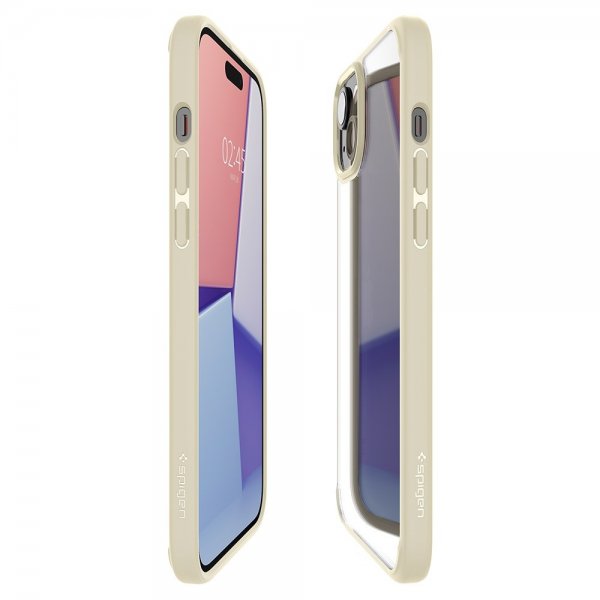 Spigen iPhone 15 Plus Deksel Ultra Hybrid Mute Beige