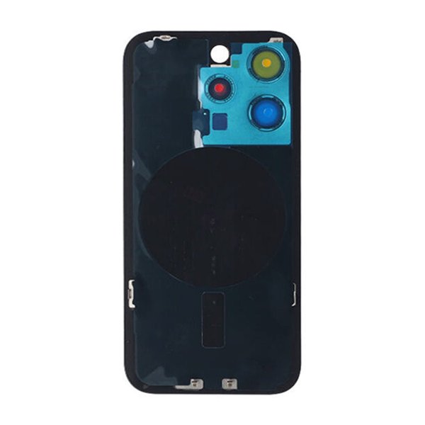 iPhone 15 Pro Baksideglass med Magsafe Magnet - Svart