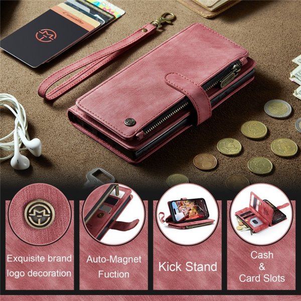 CaseMe iPhone 15 Pro Etui C30 Series Rød