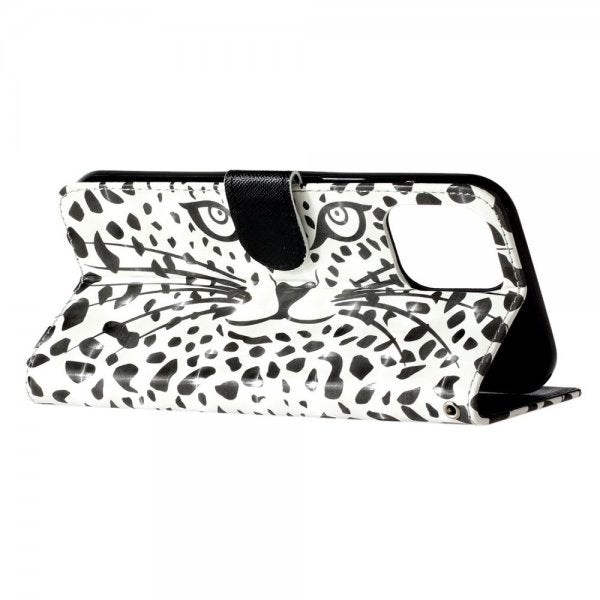 iPhone 15 Pro Etui Motiv Leopard