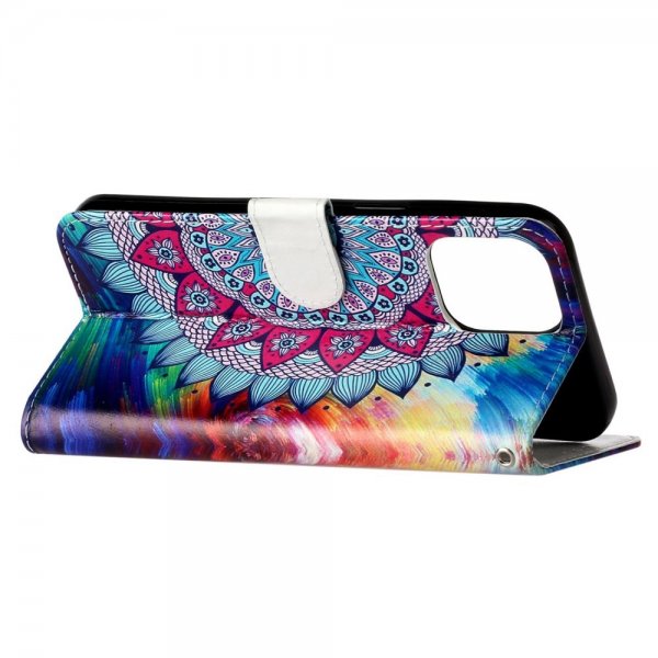 iPhone 15 Pro Etui Motiv Mandala