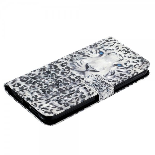 iPhone 15 Pro Etui Motiv Hvit Tiger