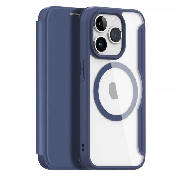 Dux Ducis iPhone 15 Pro Etui Skin X Pro Series MagSafe Blå