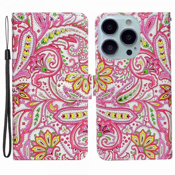 iPhone 15 Pro Max Etui Motiv Paisleymønster