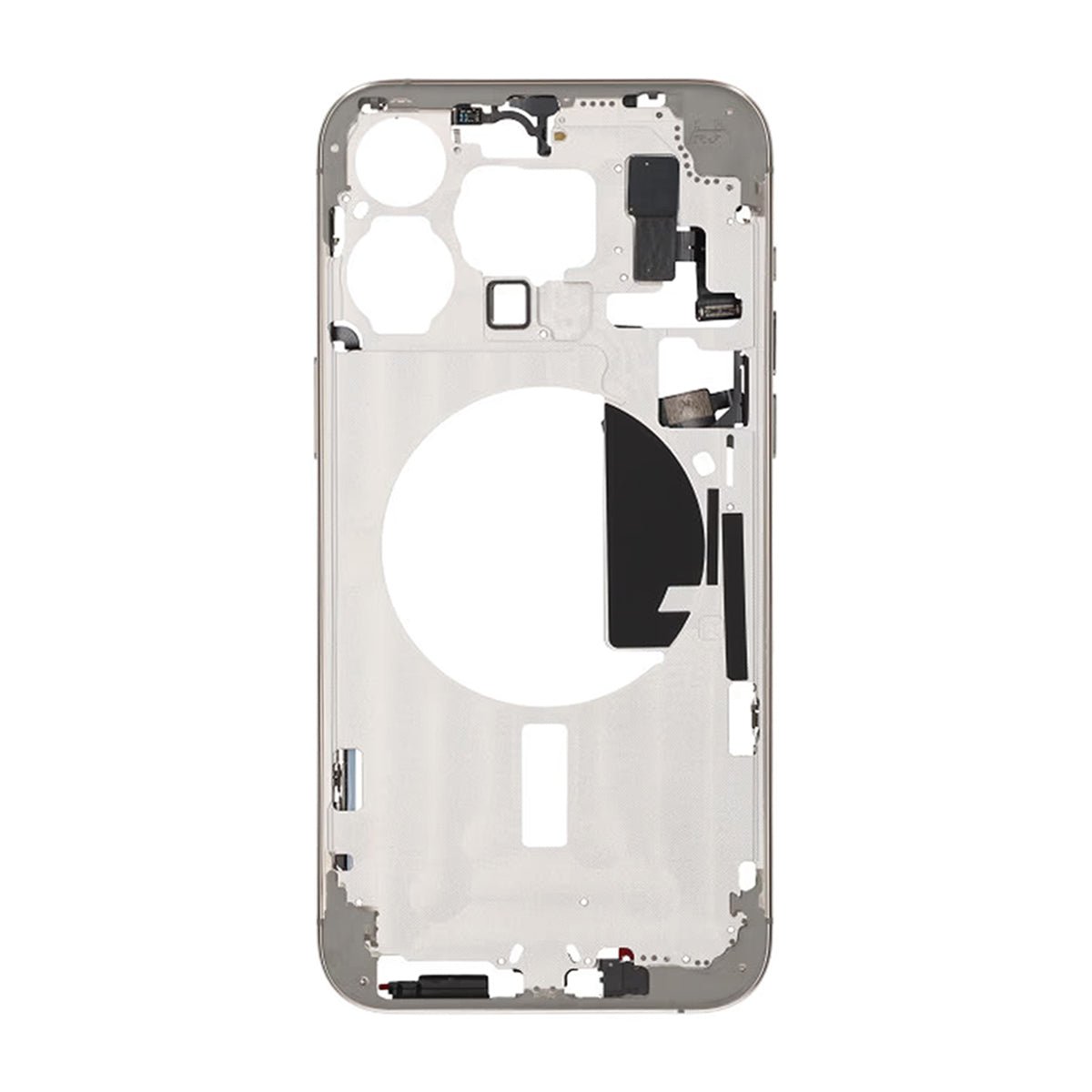 iPhone 15 Pro Max mellomramme med smådeler OEM – Naturlig titan