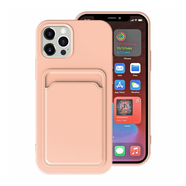 iPhone 15 Pro Max Deksel Kortholder Rosa