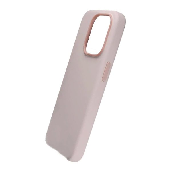 Rvelon iPhone 15 Pro Max Deksel Silikon MagSafe Rosa