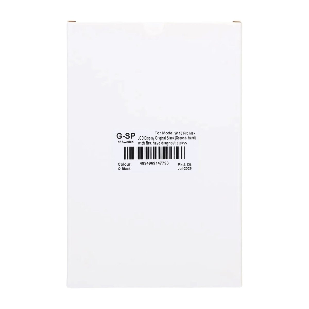 iPhone 15 Pro Max OLED-skjerm original brukt – diagnostikk godkjent