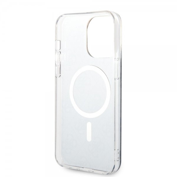 Guess iPhone 15 Pro Max Deksel 4G Pattern MagSafe Svart