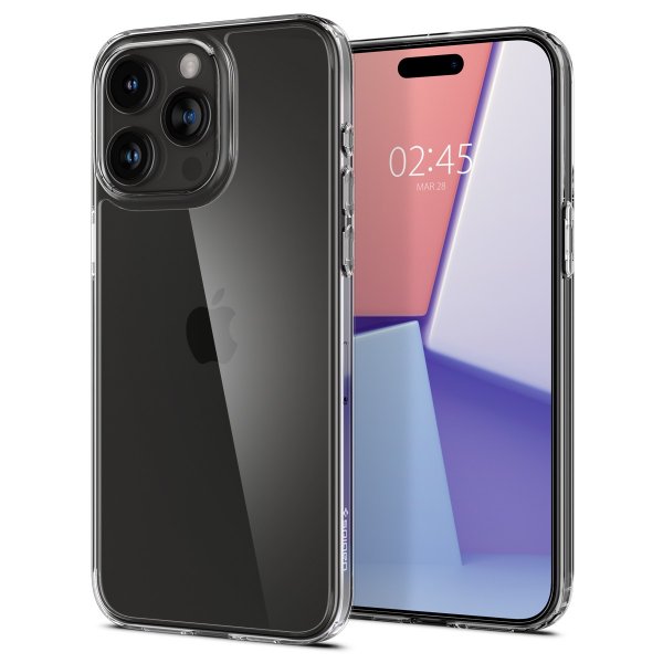 Spigen iPhone 15 Pro Max Deksel Air Skin Hybrid Crystal Clear