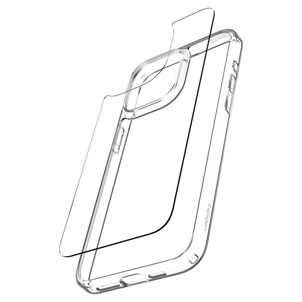 Spigen iPhone 15 Pro Max Deksel Air Skin Hybrid Crystal Clear