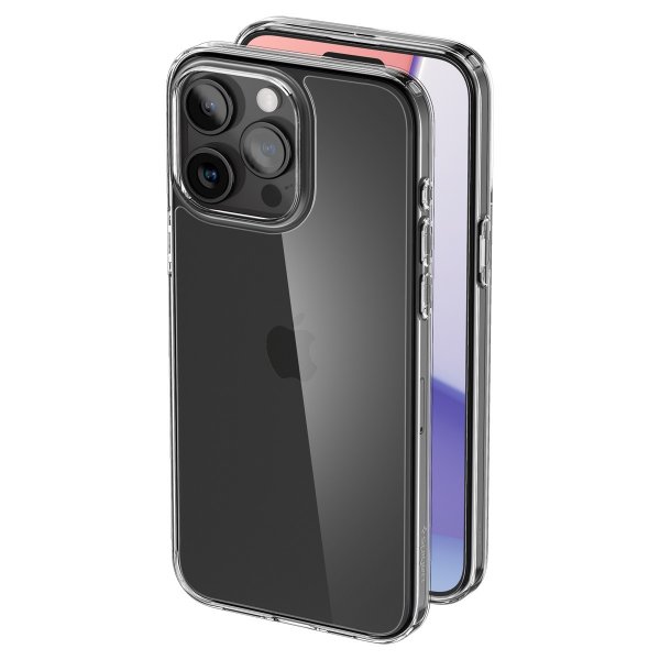Spigen iPhone 15 Pro Max Deksel Air Skin Hybrid Crystal Clear