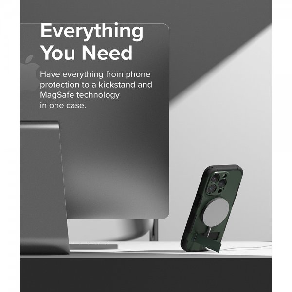 Ringke iPhone 15 Pro Max Deksel Alles MagSafe Dark Green