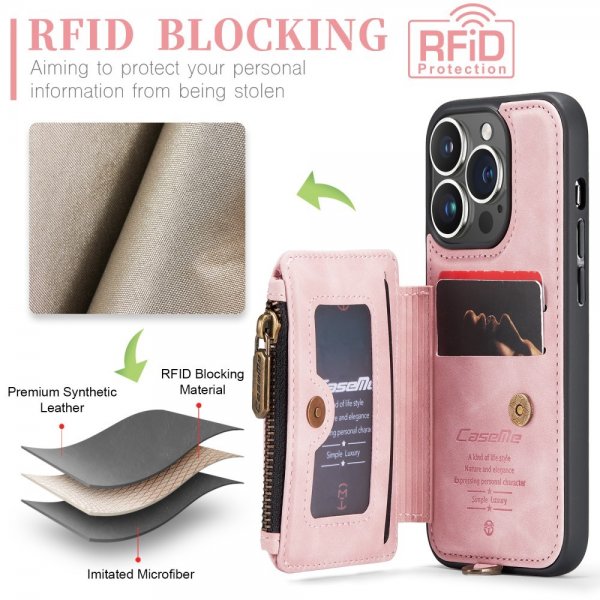 CaseMe iPhone 15 Pro Max Deksel C20 Series Rosa