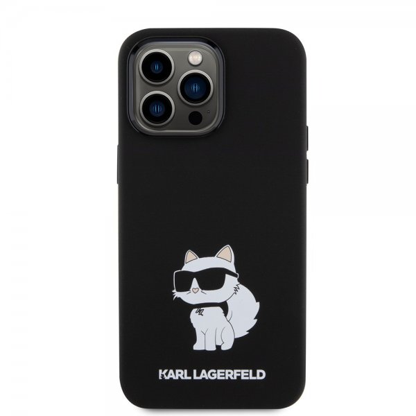 Karl Lagerfeld iPhone 15 Pro Max Deksel Choupette NFT Svart