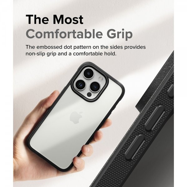 Ringke iPhone 15 Pro Max Deksel Fusion Bold Svart