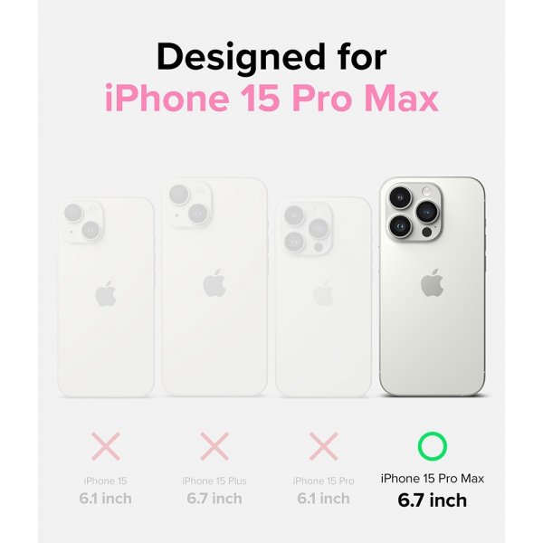 Ringke iPhone 15 Pro Max Deksel Fusion Card Clear