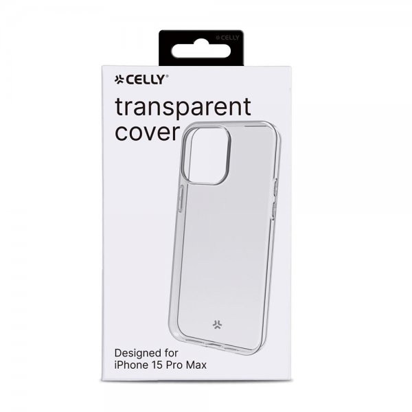 Celly iPhone 15 Pro Max Deksel GELSKIN Klar
