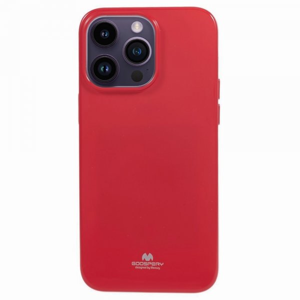 Mercury iPhone 15 Pro Max Deksel Jelly Glitter Magenta