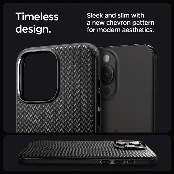 Spigen iPhone 15 Pro Max Deksel Mag Armor MagFit Matte Black