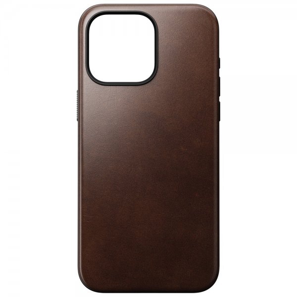Nomad iPhone 15 Pro Max Deksel Modern Leather Case Horween Rustic Brown